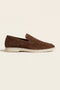 Leonis Suede Loafers Brown