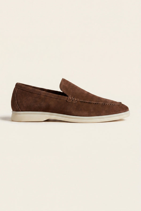 Leonis Suede Loafers Brown