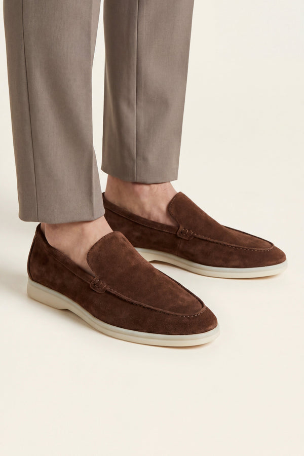 Leonis Suede Loafers Brown