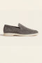 Leonis Suede Loafers Taupe Grey