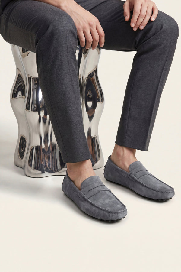 Ravino Driver Loafer Grey