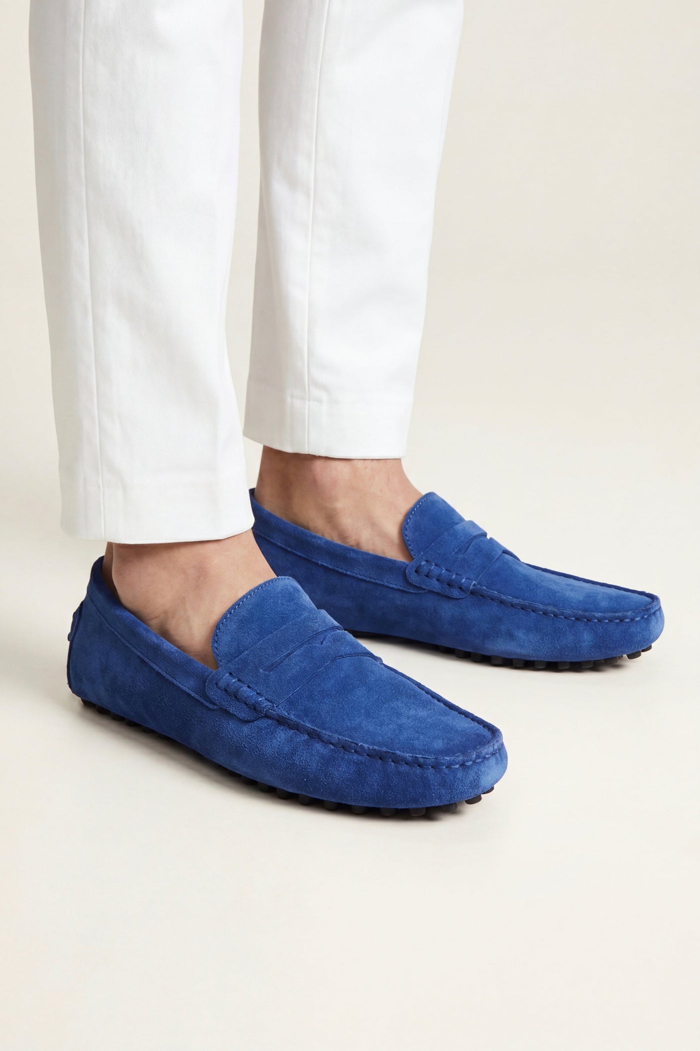 The Cetraro Set — Ravino Driver Loafer Blue