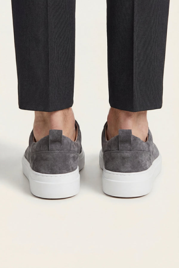 LeoMar V1 Suede Slip-On Grey