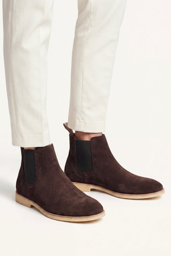 Lerano Chelsea Boots Dark Brown