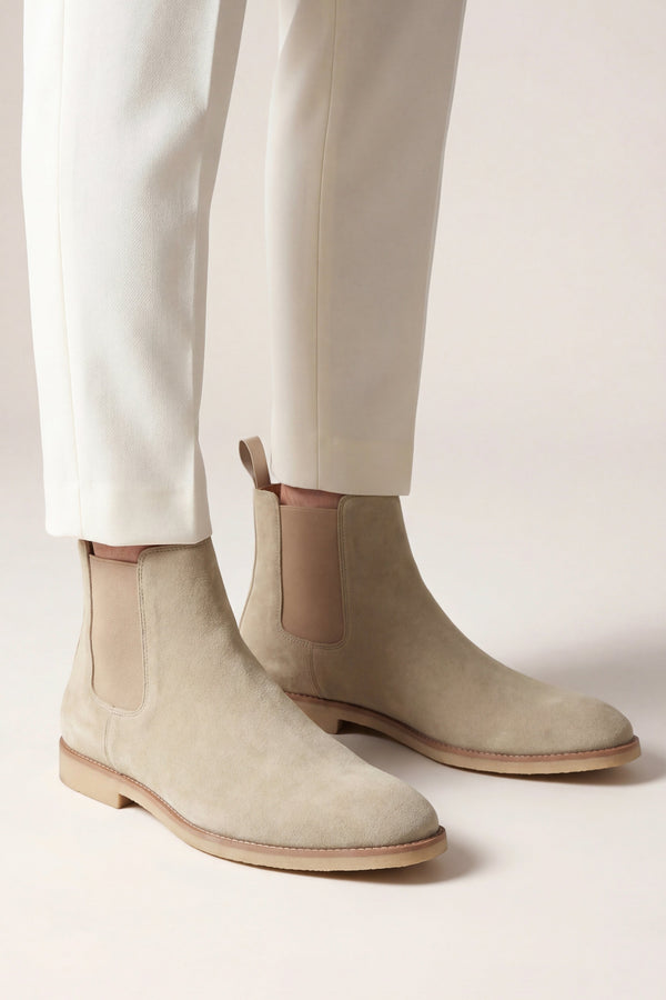 Lerano Chelsea Boots Beige