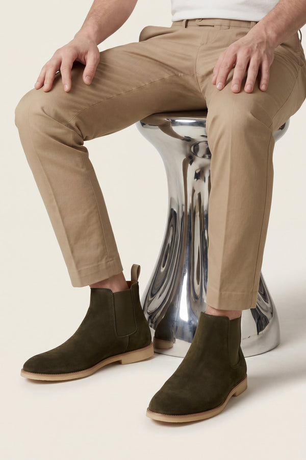 Lerano Chelsea Boots Dark Olive