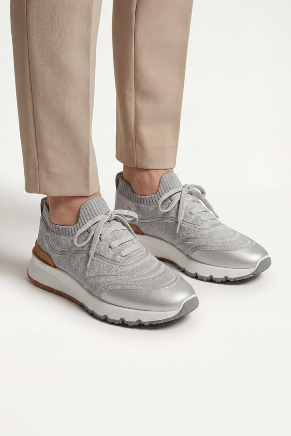 Montero Mesh Sneaker Silver
