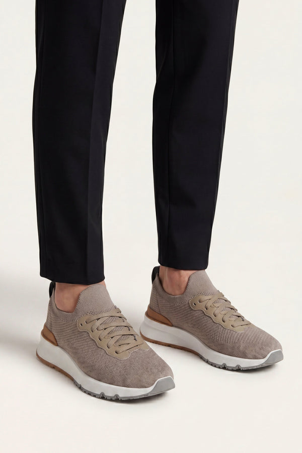 Avelino Mesh Runner Light Taupe
