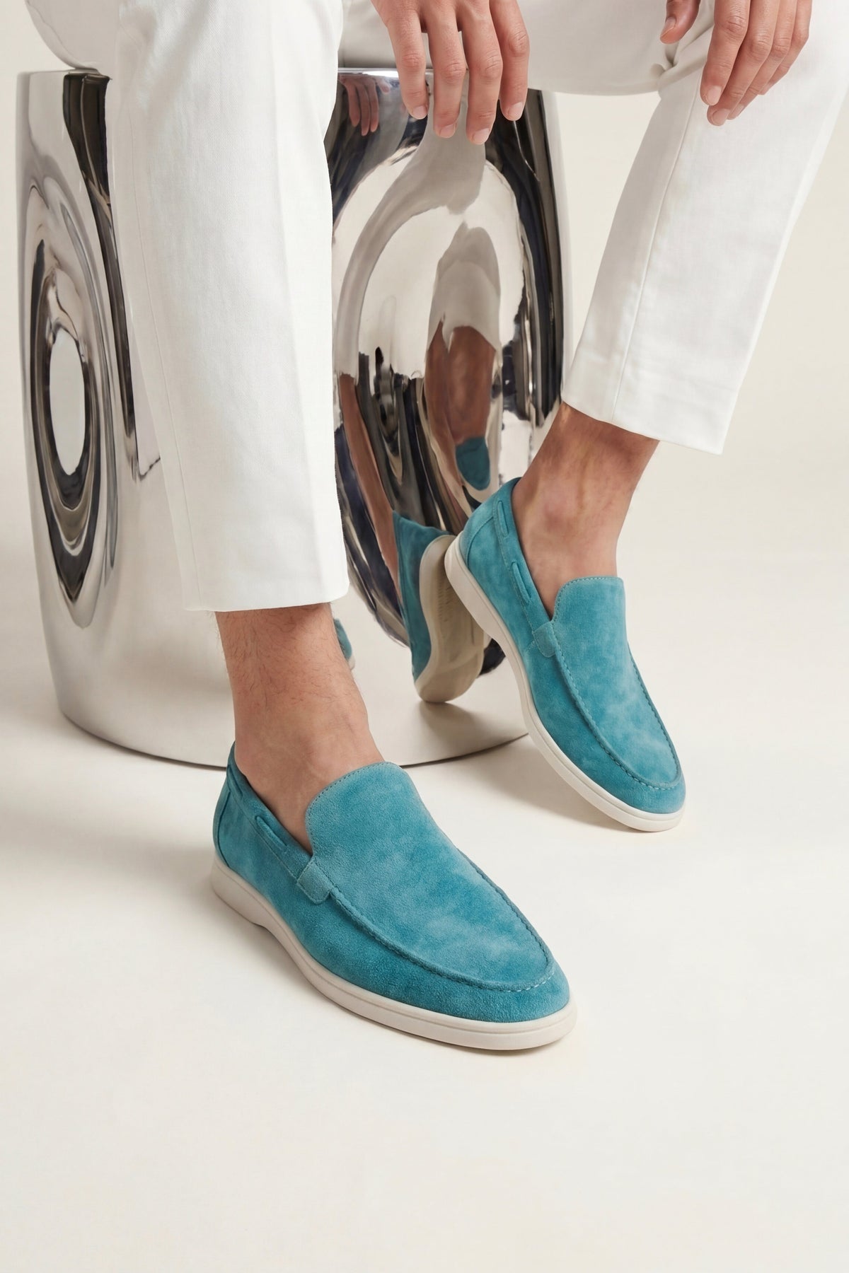 Ennio V2 Loafer Teal Blue