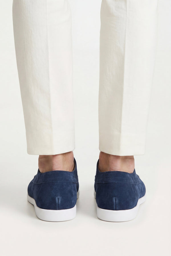 Maretti Suede Lace Shoes Navy
