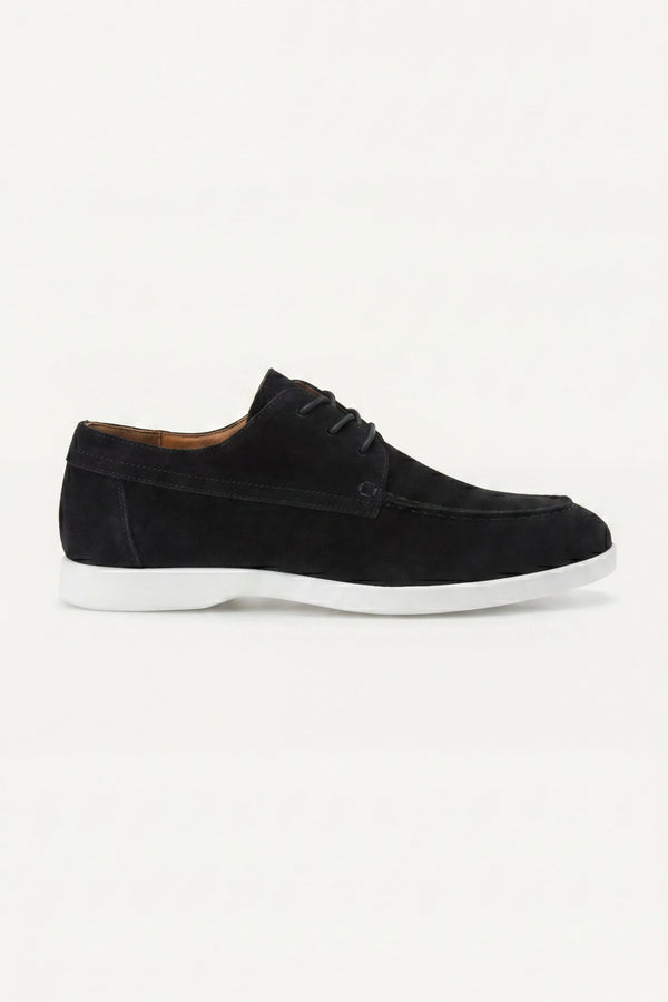 Maretti Suede Lace Shoes Black