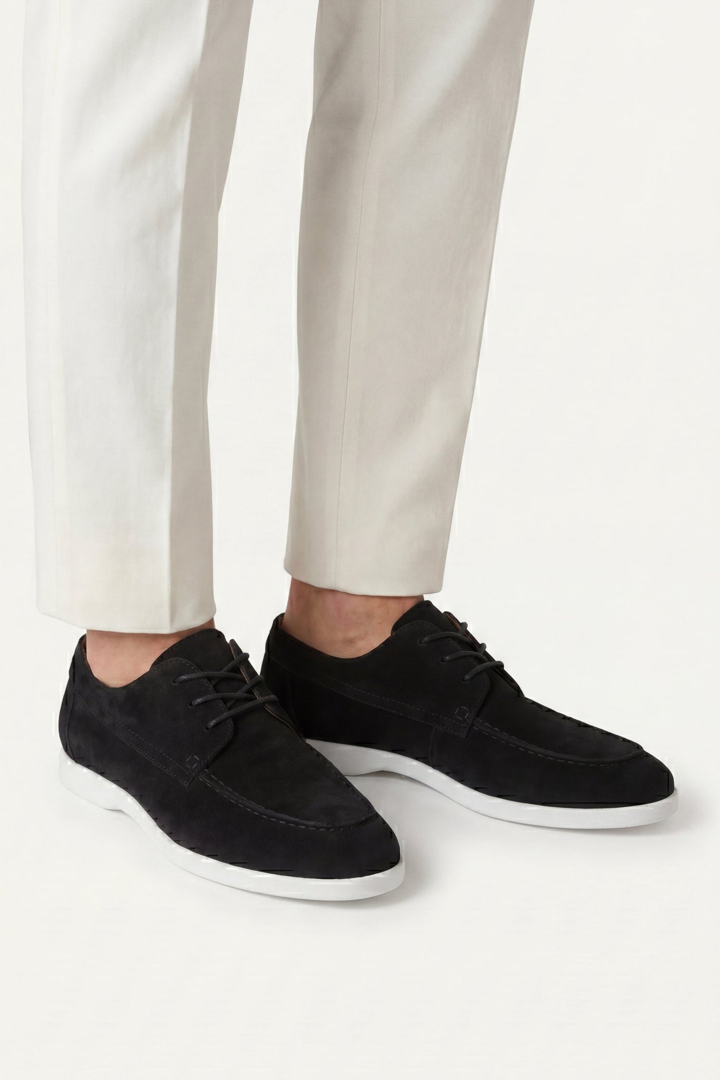The Bitez Set — Maretti Suede Lace Shoes Black