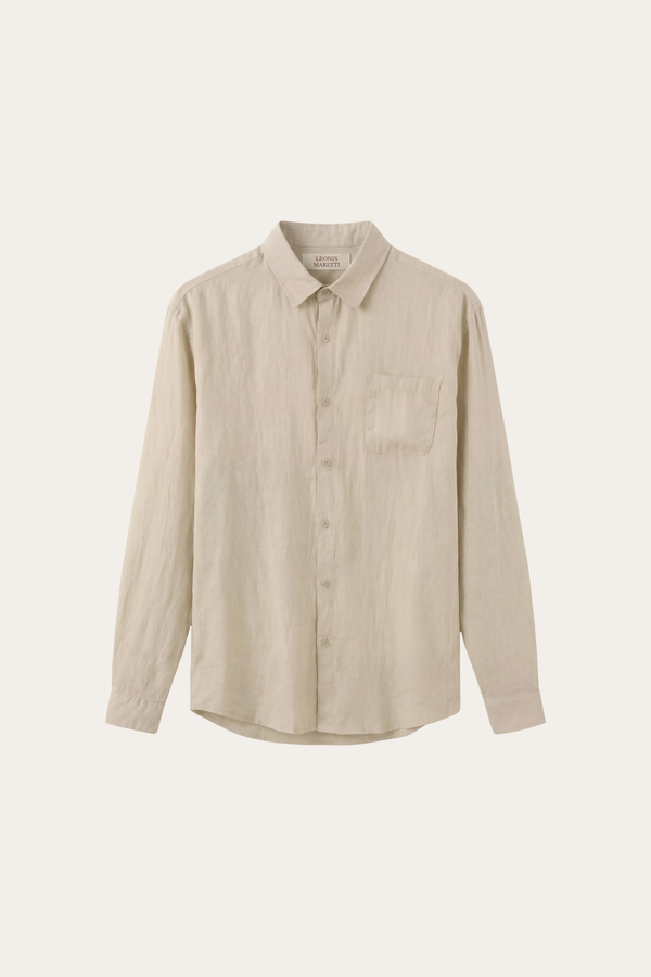 Torino Linen Shirt Beige