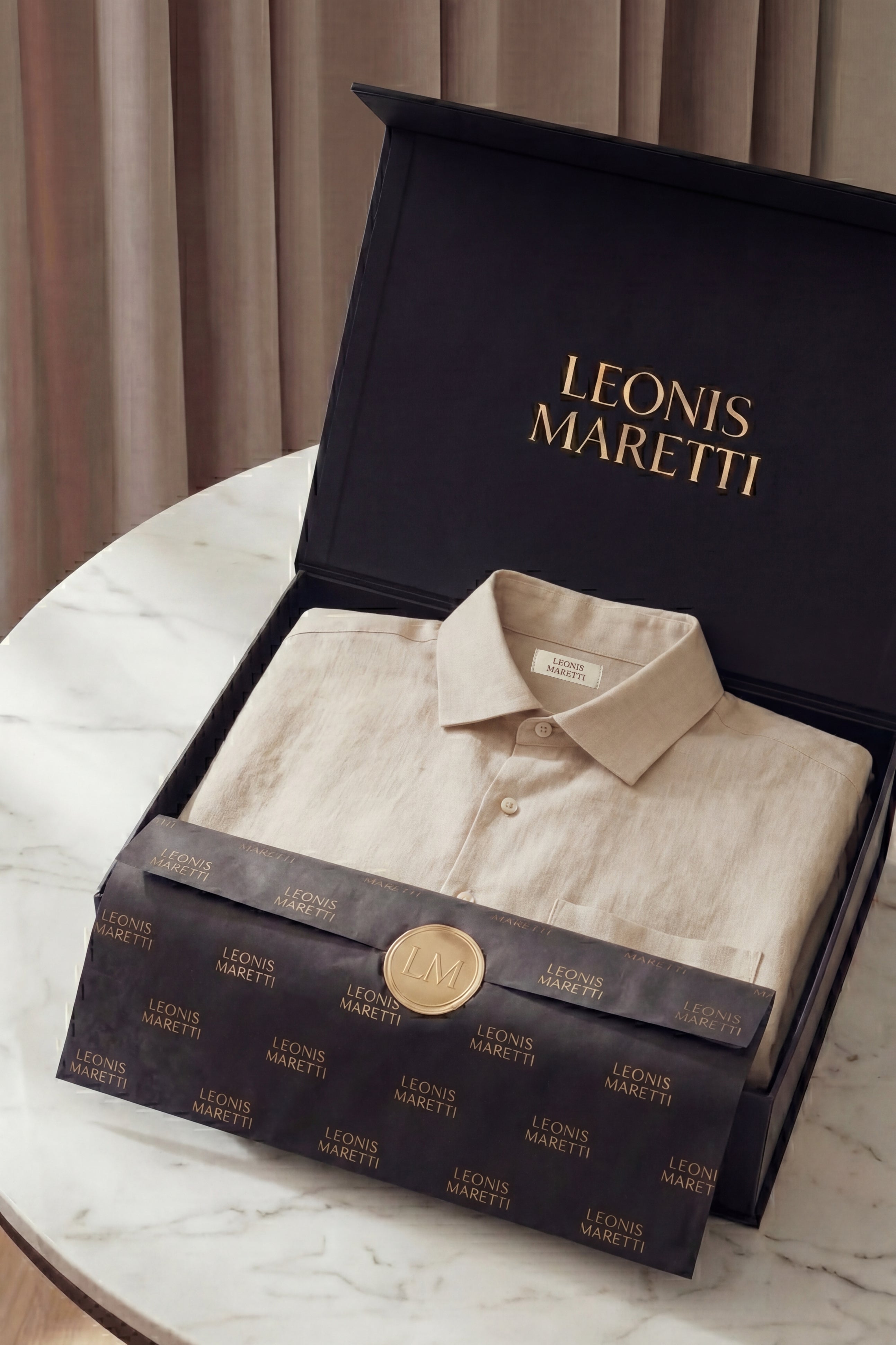 Positano Linen Shirt Sand