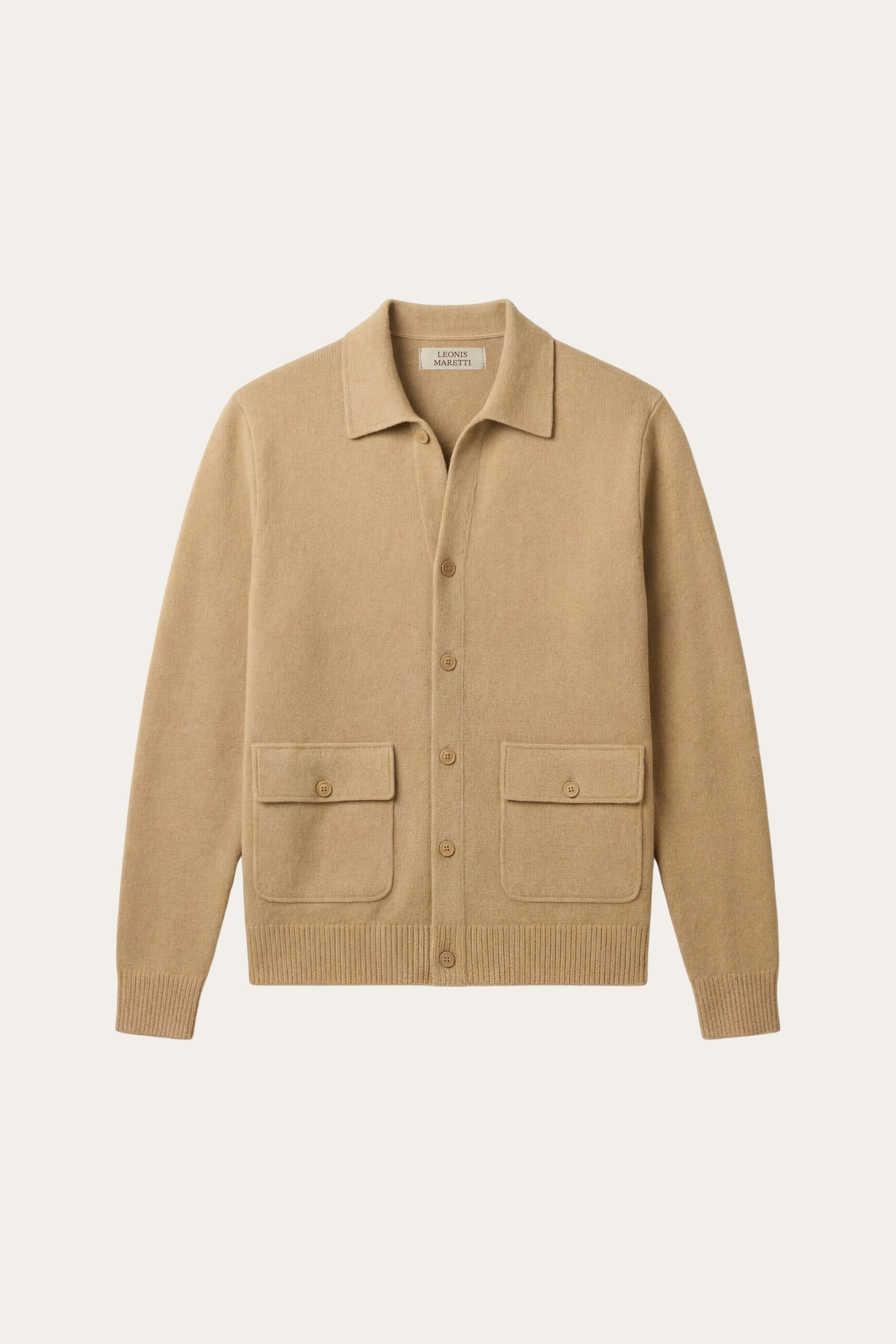 Lorenzo Cashmere Cardigan Camel