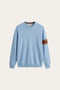 Valeno Cashmere Crewneck Sweater Sky Blue