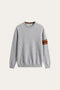 Valeno Cashmere Crewneck Sweater Light Grey