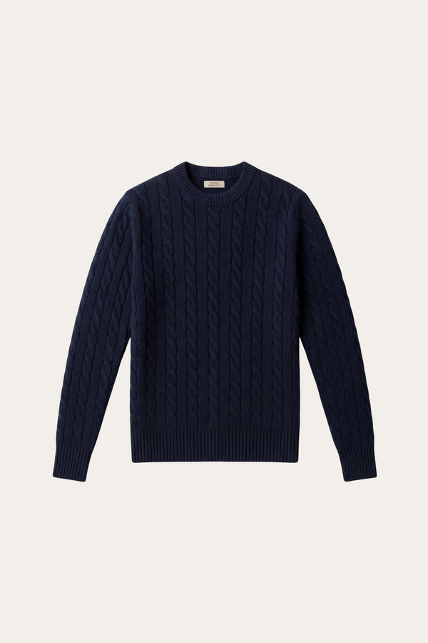 Soreno Cashmere Knit Navy
