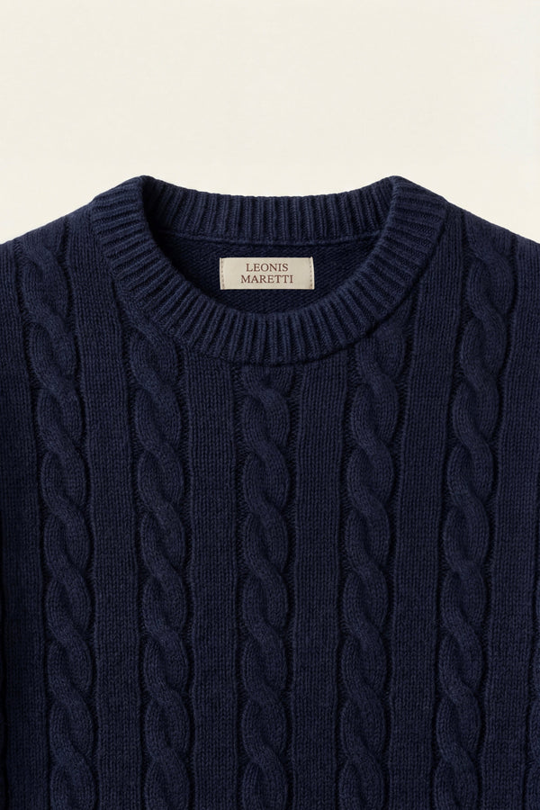 Soreno Cashmere Knit Navy