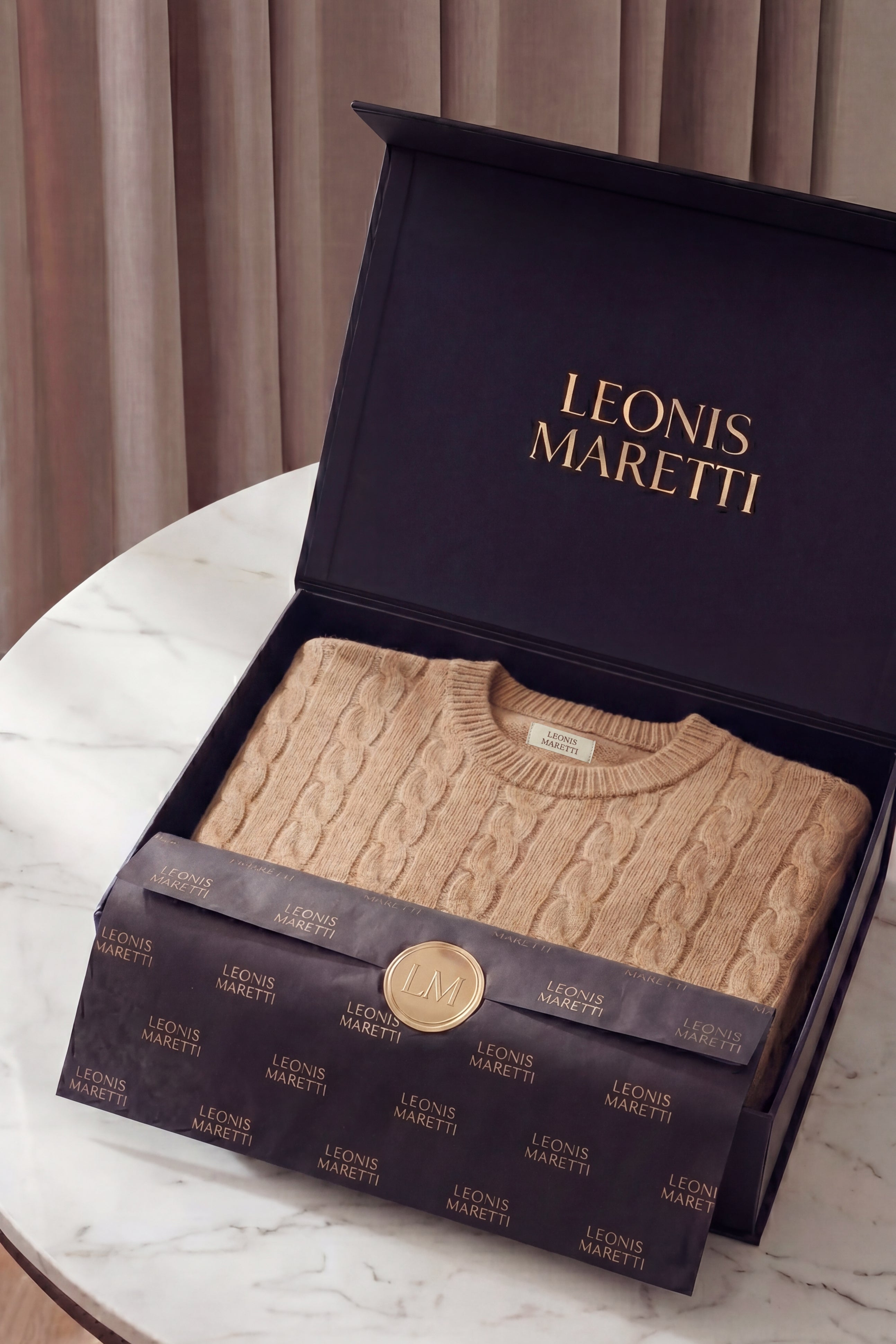 Soreno Cashmere Knit Camel