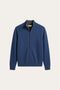 Marciello Reversible Cashmere Zip Knit Navy & Grey