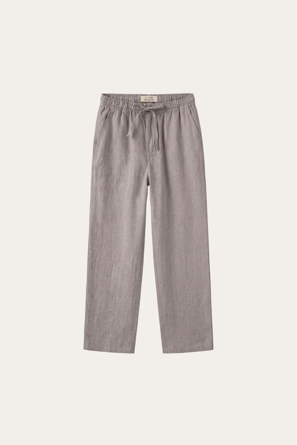 Catania Linen Pantalon Grey