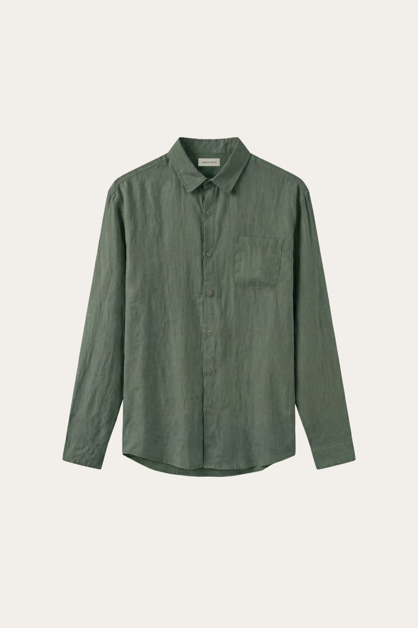 Torino Linen Shirt Green