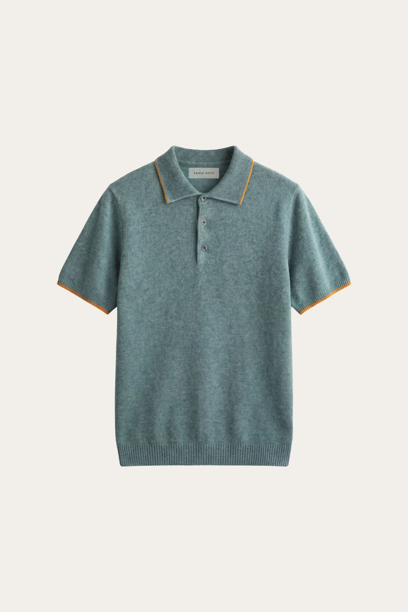 Morino Merino Knit Polo Green