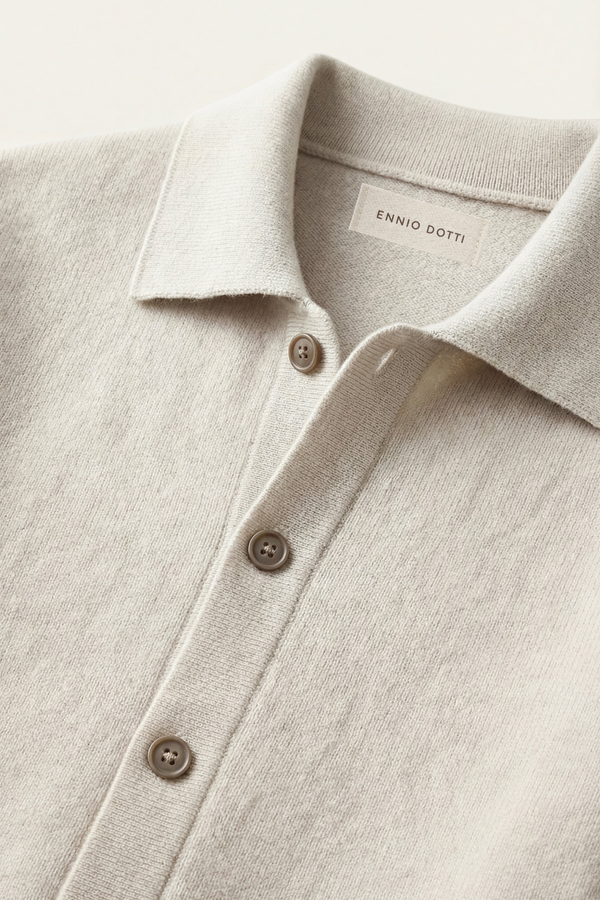 Lorenzo Cashmere Cardigan Ivory