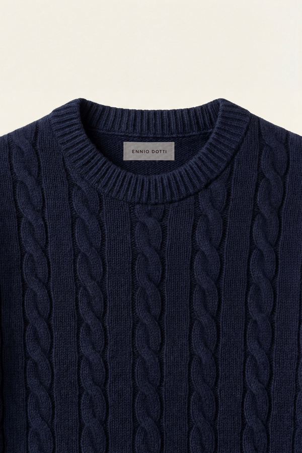 Soreno Cashmere Knit Navy