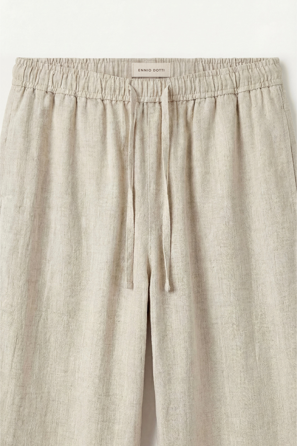 Catania Linen Pantalon Beige