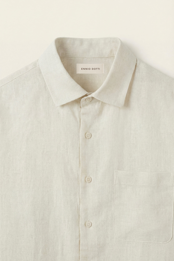 Positano Linen Shirt Cream