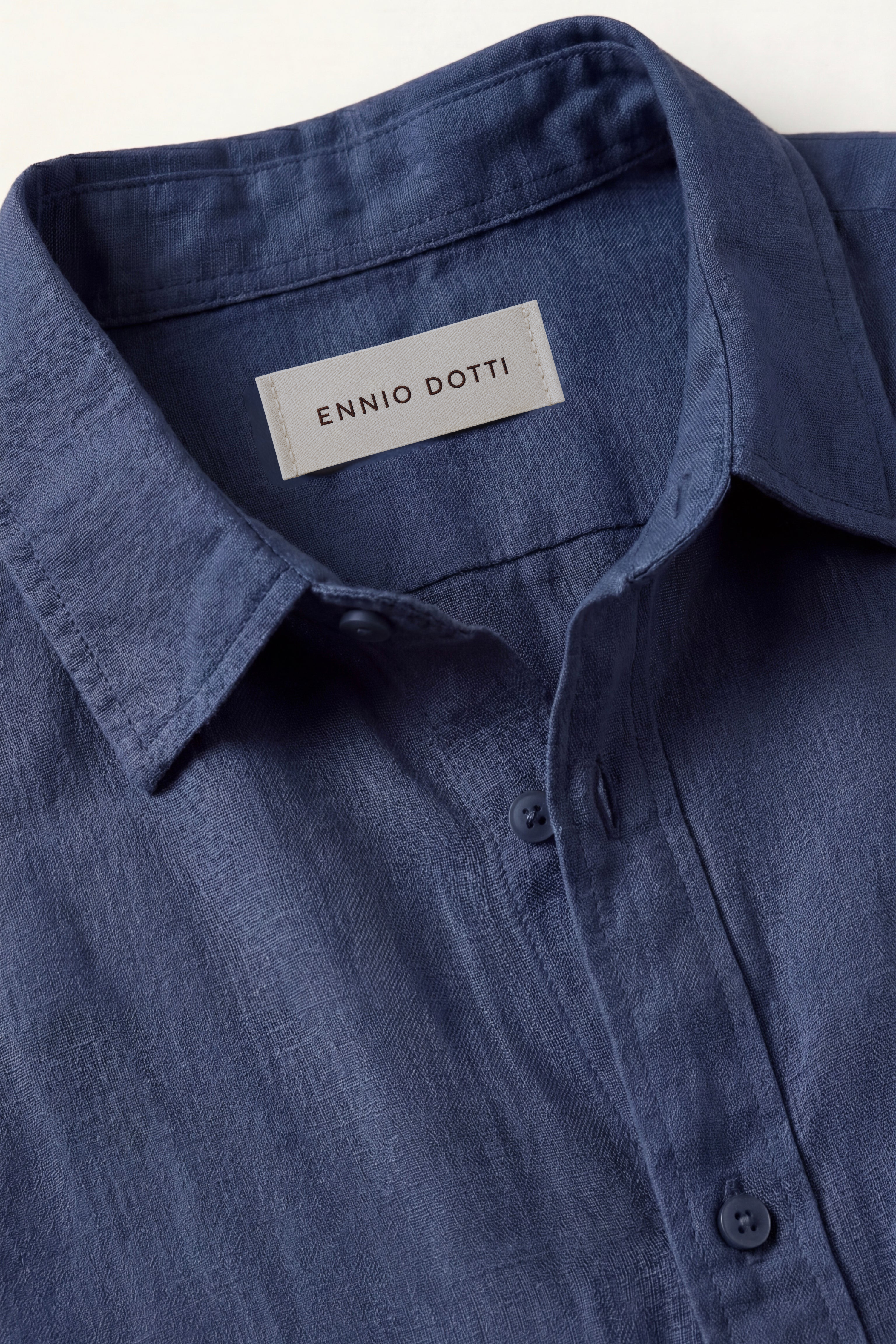 Bellagio Linen Set Long Sleeve Navy