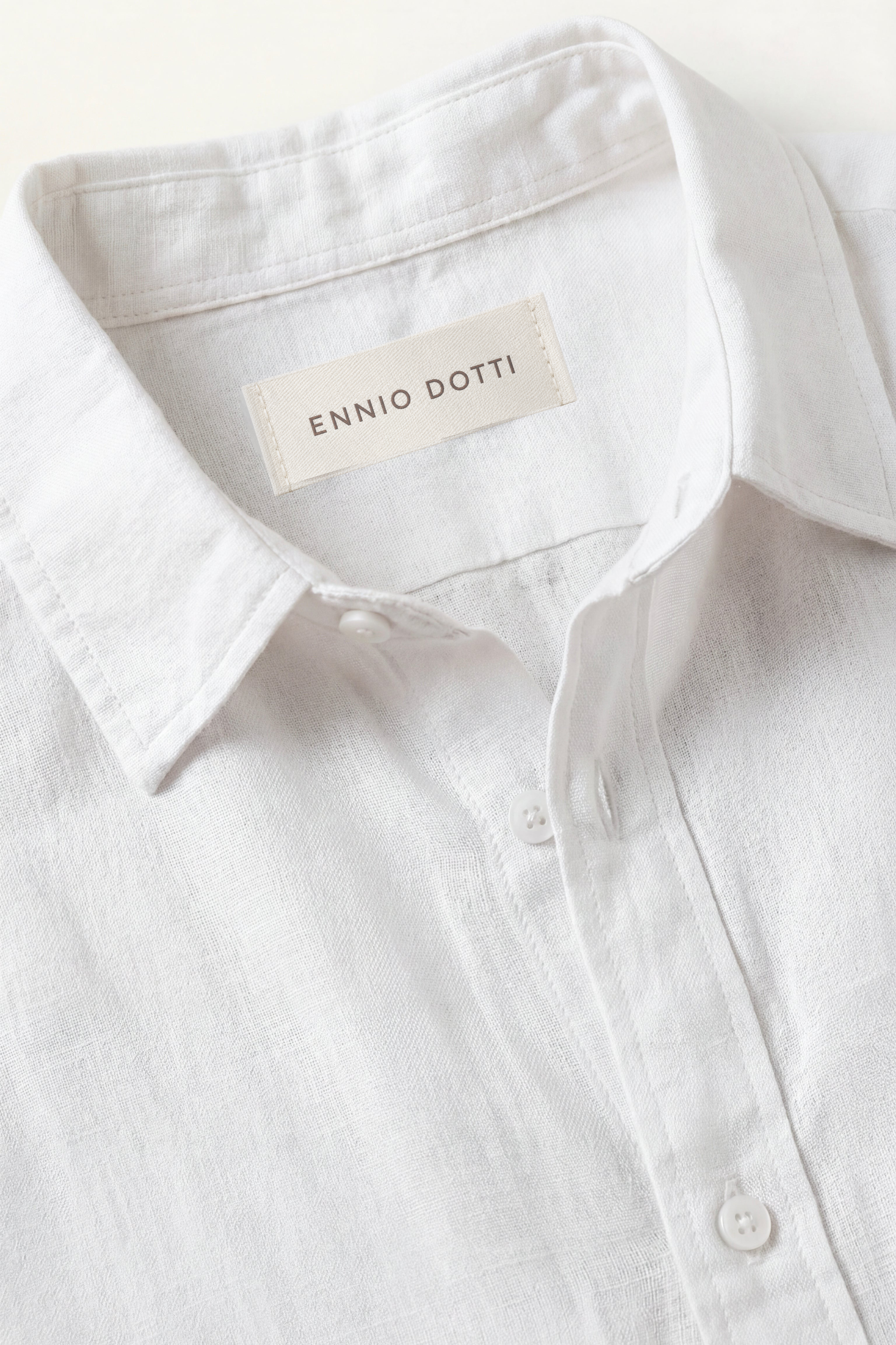 Bellagio Linen Set Long Sleeve White