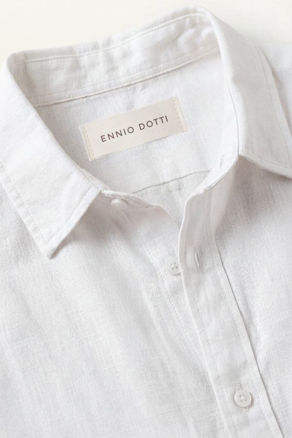 Bellagio Linen Set Long Sleeve White