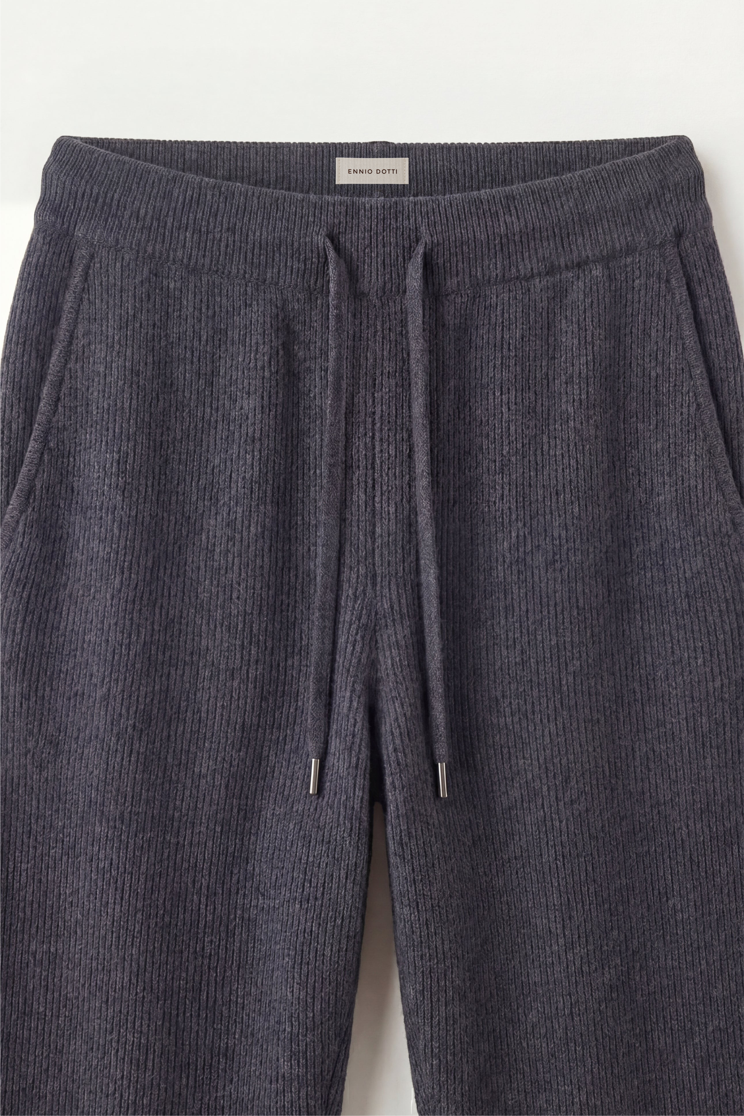 Elviro Cashmere Hooded Zip Set Blue