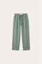 Catania Linen Pantalon Green