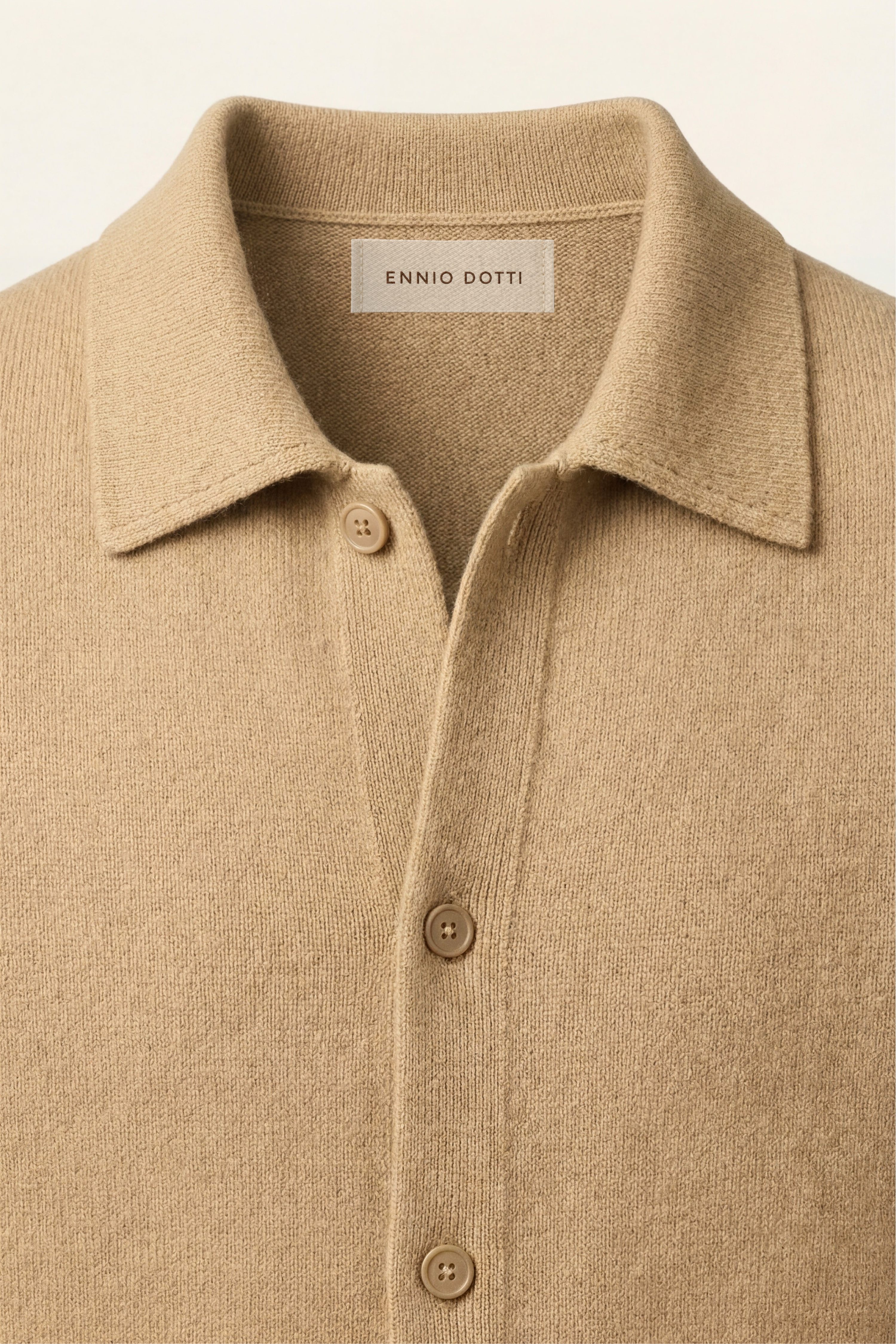 Lorenzo Cashmere Cardigan Camel