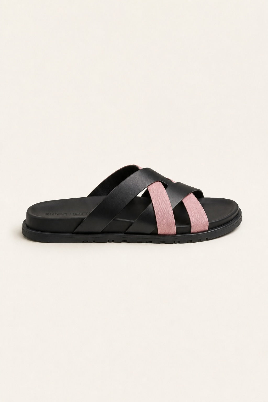 Tuscana Sandal Black/Pink