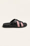 Tuscana Sandal Black/Pink