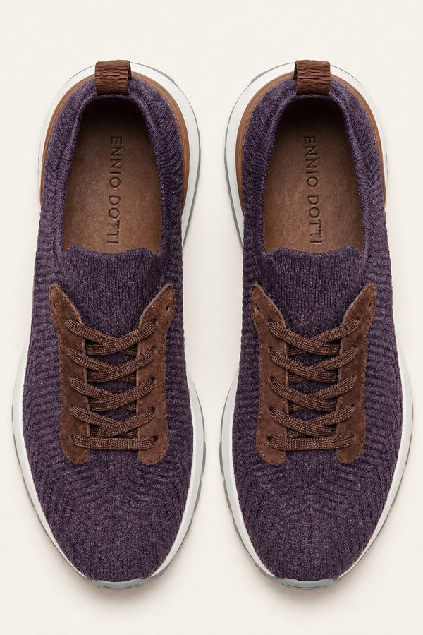 Avelino Mesh Runner Dark Purple