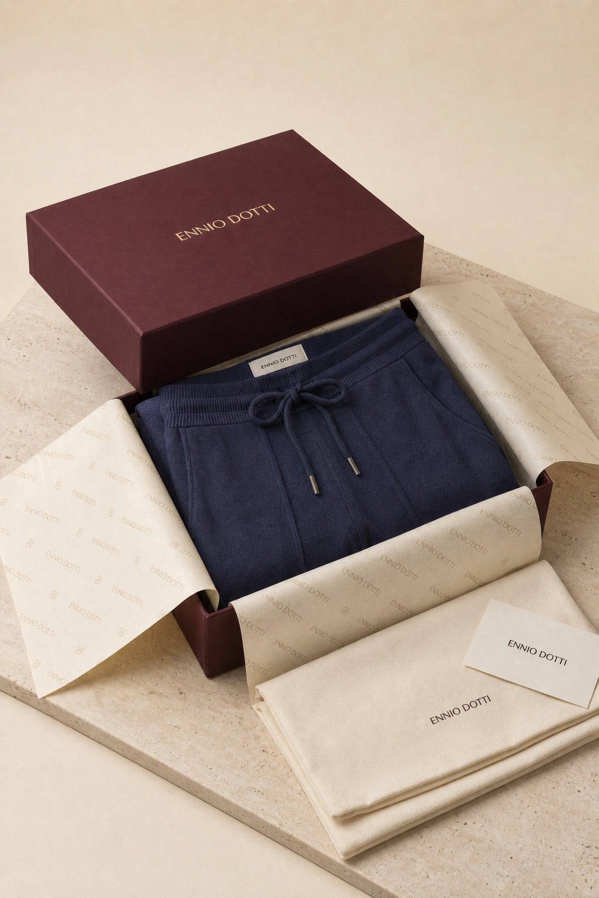 Sartore Cashmere Trousers Navy