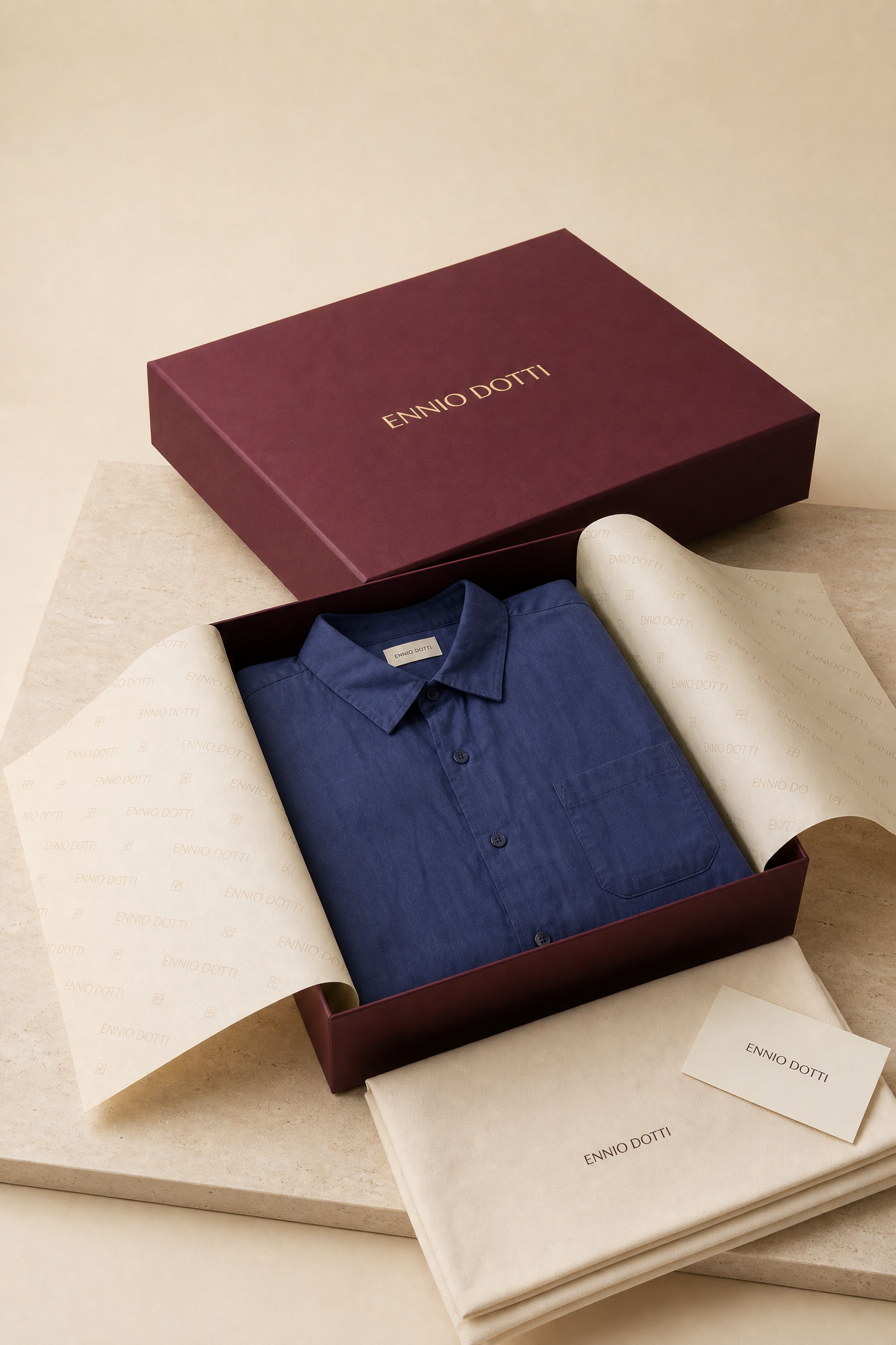 Torino Linen Shirt Blue