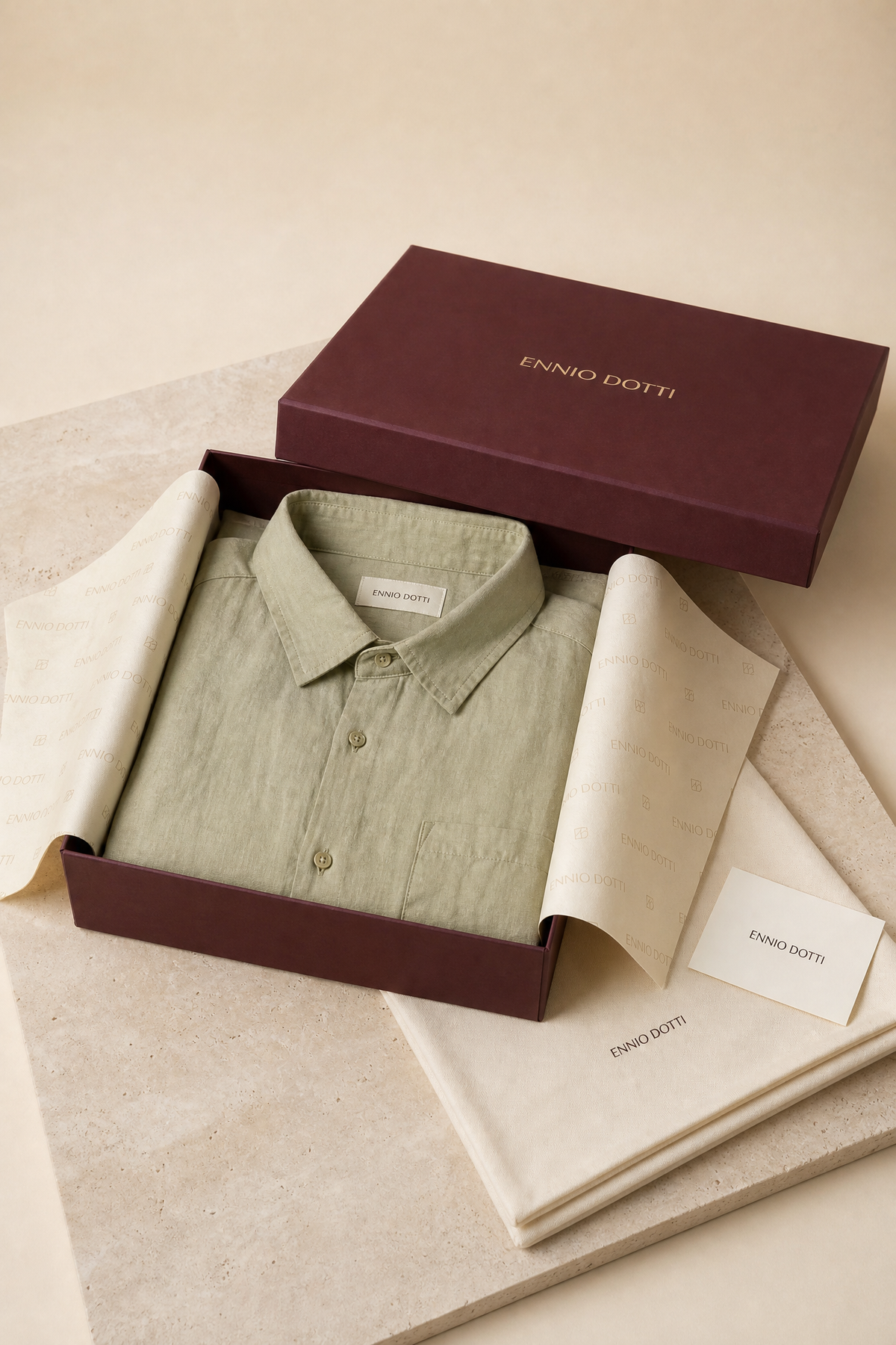Torino Linen Shirt Mint Green