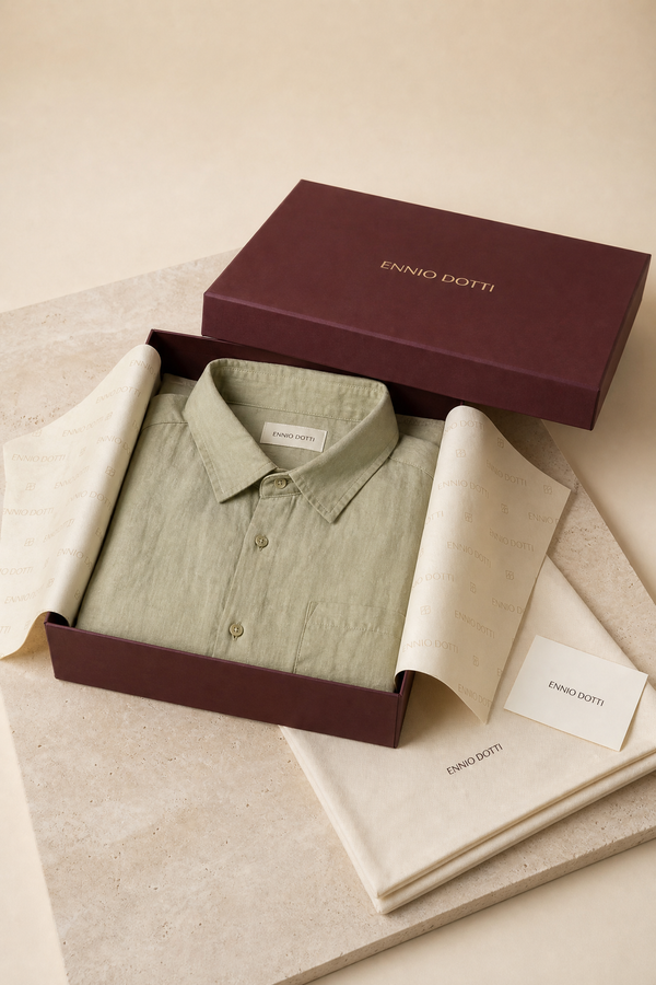 Torino Linen Shirt Mint Green