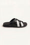 Tuscana Sandal Black/White