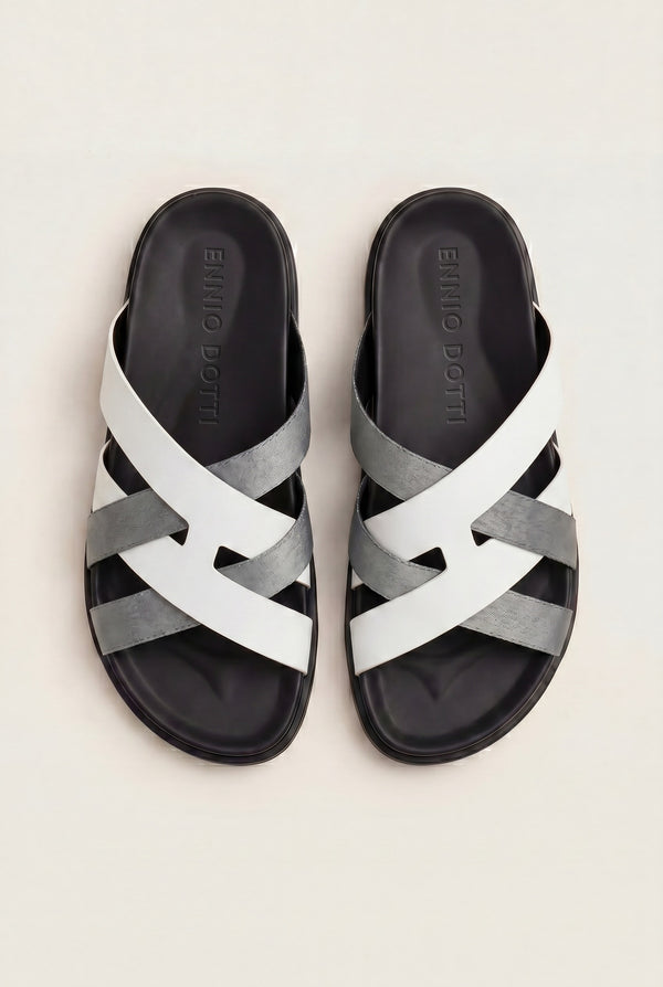 Tuscana Sandal White/Grey