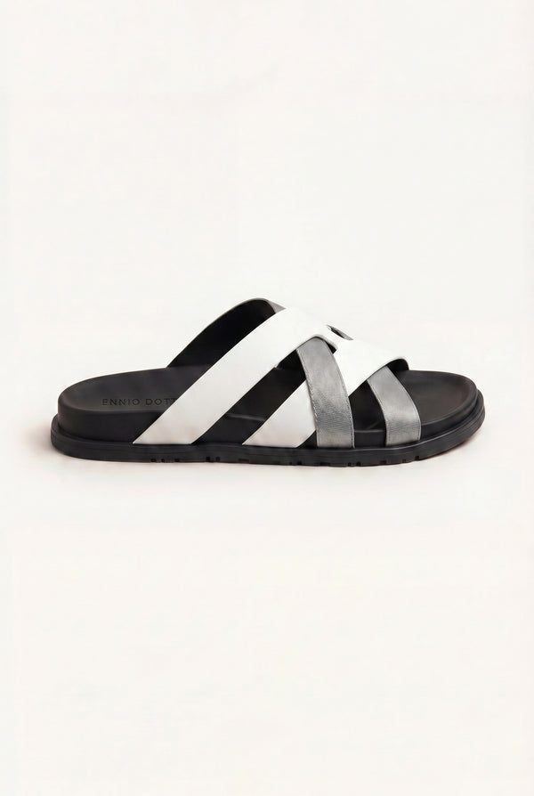 Tuscana Sandal White/Grey