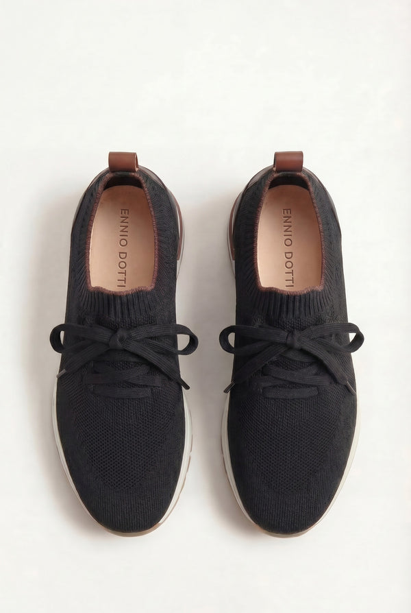 Solano Mesh Slip-On Black