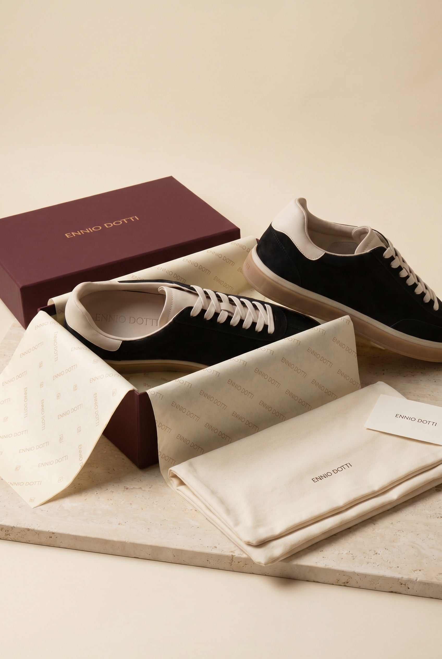 Lucca Summer Walk Sneaker Black
